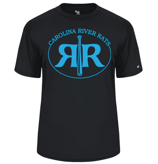 Carolina River Rats Oval Design - Performance Short Sleeve Tee