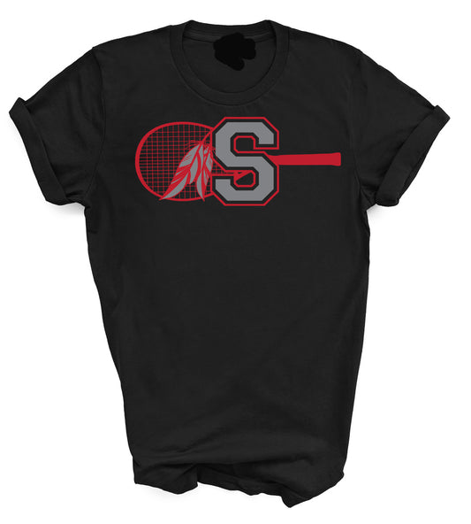 St. Stephens Tennis Design - Short Sleeve Tee